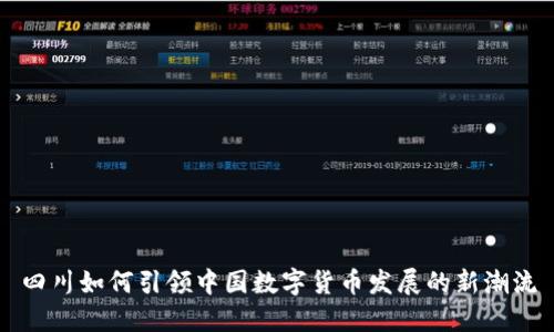 四川如何引领中国数字货币发展的新潮流