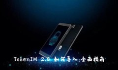 TokenIM 2.0 如何导入：全面