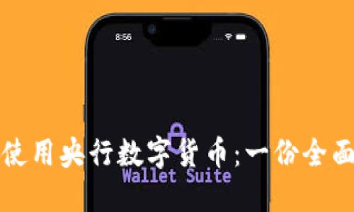 如何使用央行数字货币：一份全面指南