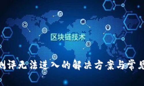 Tokenim测评无法进入的解决方案与常见问题解析