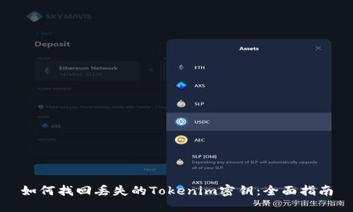 如何找回丢失的Tokenim密钥：全面指南